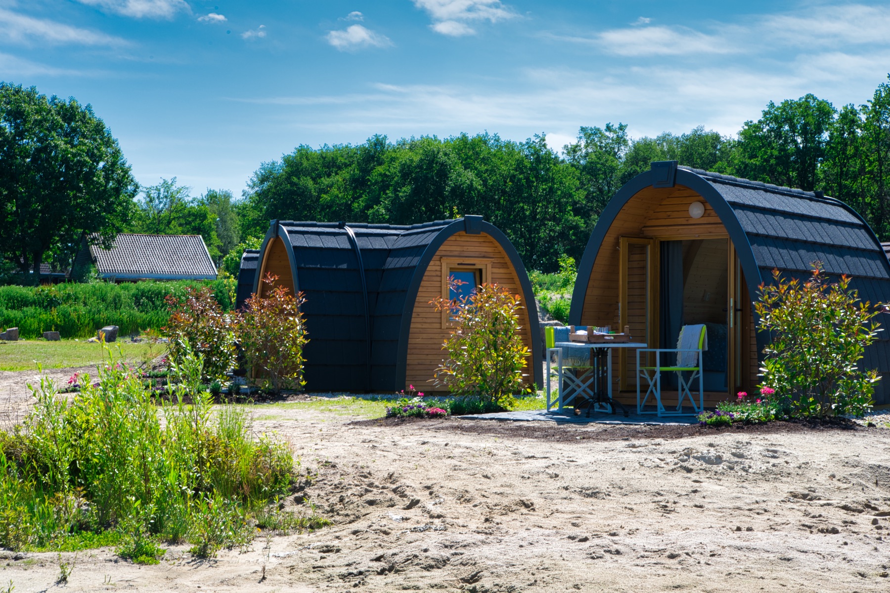 Recreatiepark Camping Pods trekkershut glamping Ticra outdoor